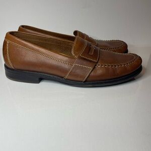Cole Haan Brown Leather Penny Loafers size 9.5